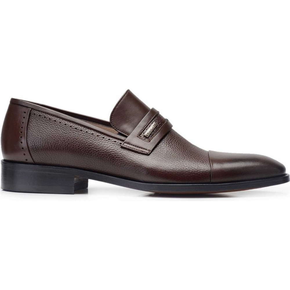 Nevzat Onay Kahverengi Klasik Loafer Kösele Erkek Ayakkabı -11830- Erkek Klasik Ayakkabılar Fiyatı