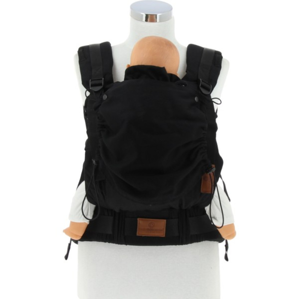 New Age Bebekle Büyüyen %100 Pamuklu Ergonomik Bebek Kanguru (0-4 Yaş) - BLACK - Siyah Bebek Arabası ve Pusetler Fiyatı