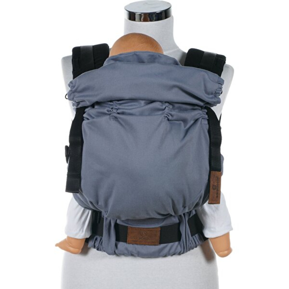 New Age Bebekle Büyüyen %100 Pamuklu Ergonomik Bebek Kanguru (0-4 Yaş) - ICE BLUE - Koyu Gri Bebek Arabası ve Pusetler Fiyatı