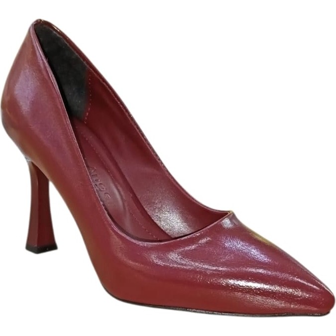 New Angel 820 Kadın Kadeh Ökçeli Stiletto Bordo Topuklu Ayakkabı Fiyatı