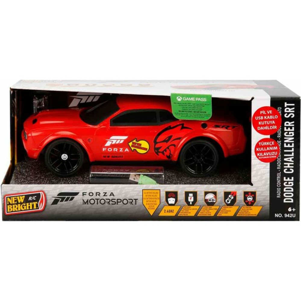 New Brıght 1:16 Forza Motorsport Sesli ve Işıklı Uzaktan Kumandalı USB Sarjlı Araba Kırmızı Oto Boyaları Fiyatı