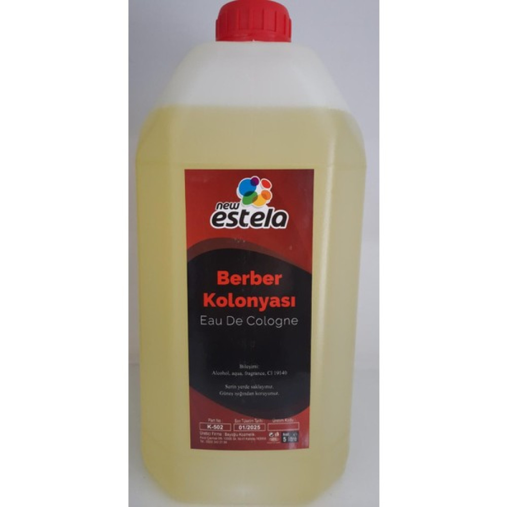 New Estela Berber Kolonyası 5 lt Kolonya & Gülsuyu Fiyatı