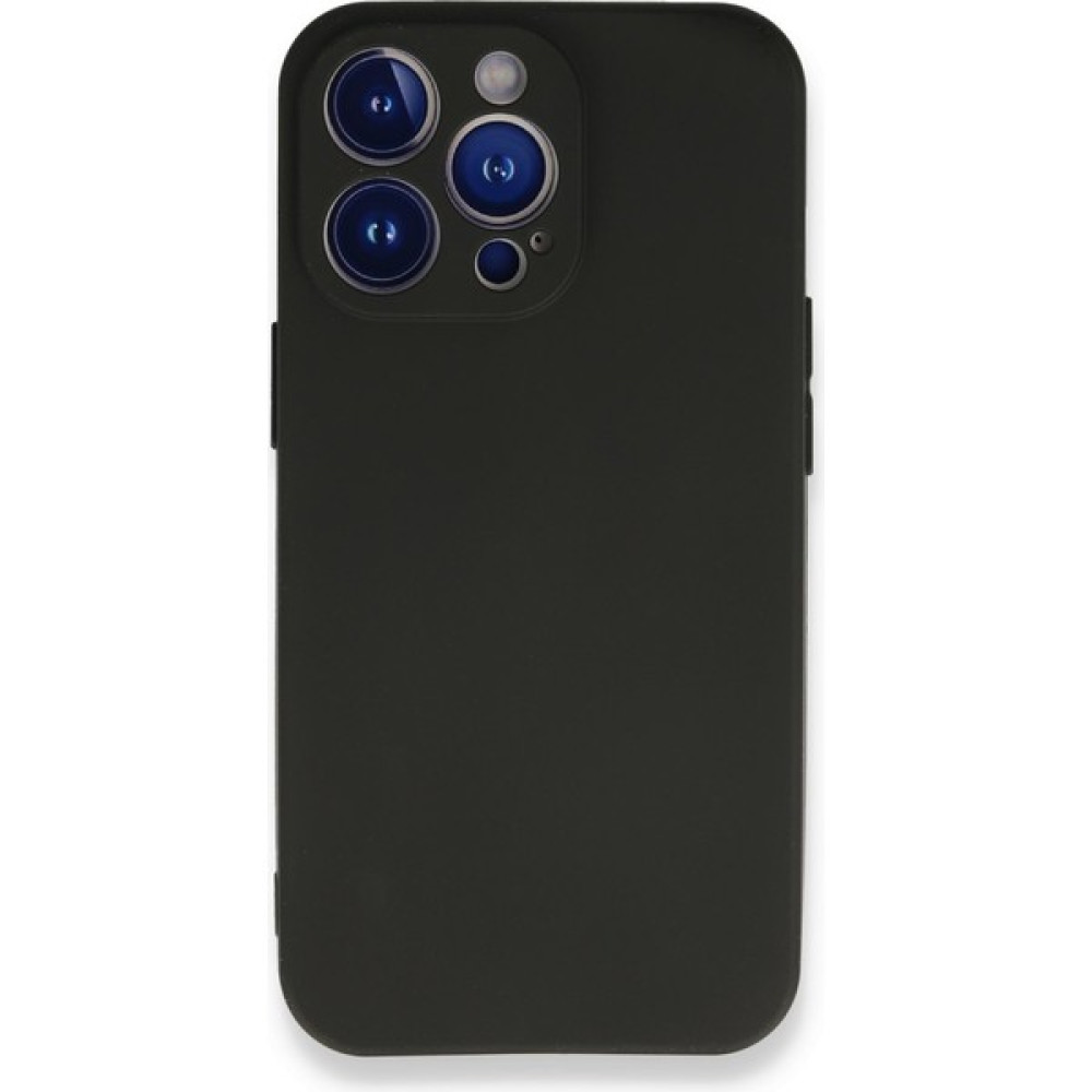 New Face iPhone 13 Pro Max Kılıf Yumuşak Esnek Silikon Kapak - Siyah Cep Telefonu Kılıfı Fiyatı