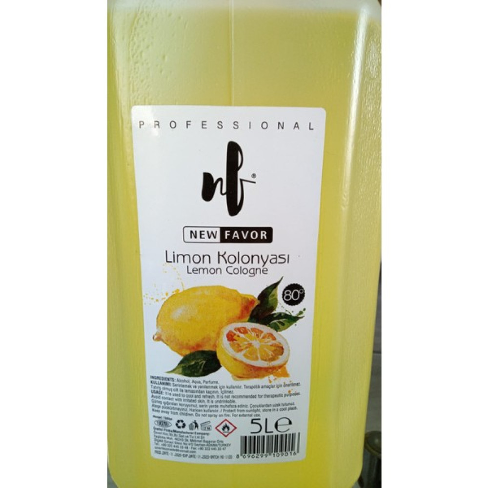 New Favor Newfavor 5 Litre Limon Kolonyası 80 Derece Oto Boyaları Fiyatı