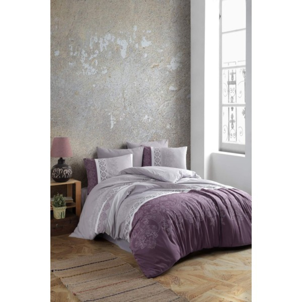 New Home Ranforce Çift Kişilik Nevresim Seti Nida - 200 x 220  cm - Renkli Nevresim Takımı Fiyatı