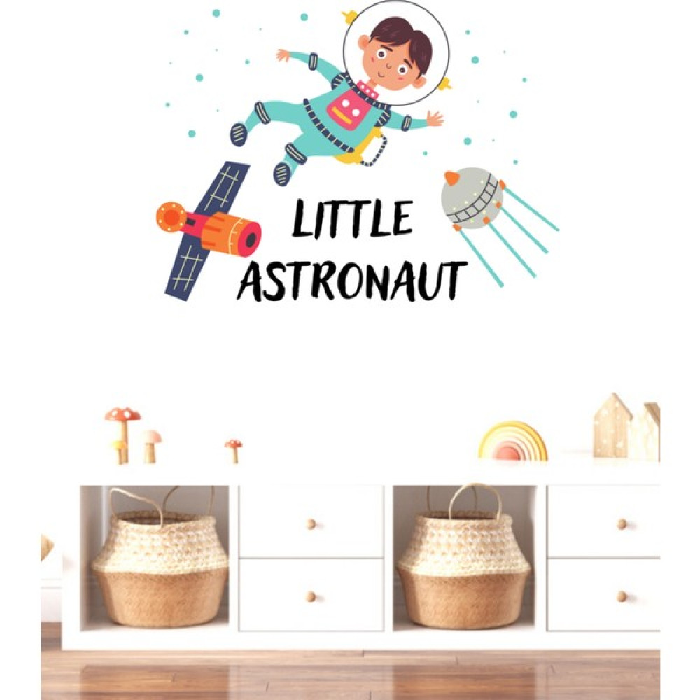 New Jargon Little Astronaut Çocuk Odası Duvar Sticker, Bebek Odası Duvar Sticker, Kreş Duvar Dekoru Diğer Fiyatı