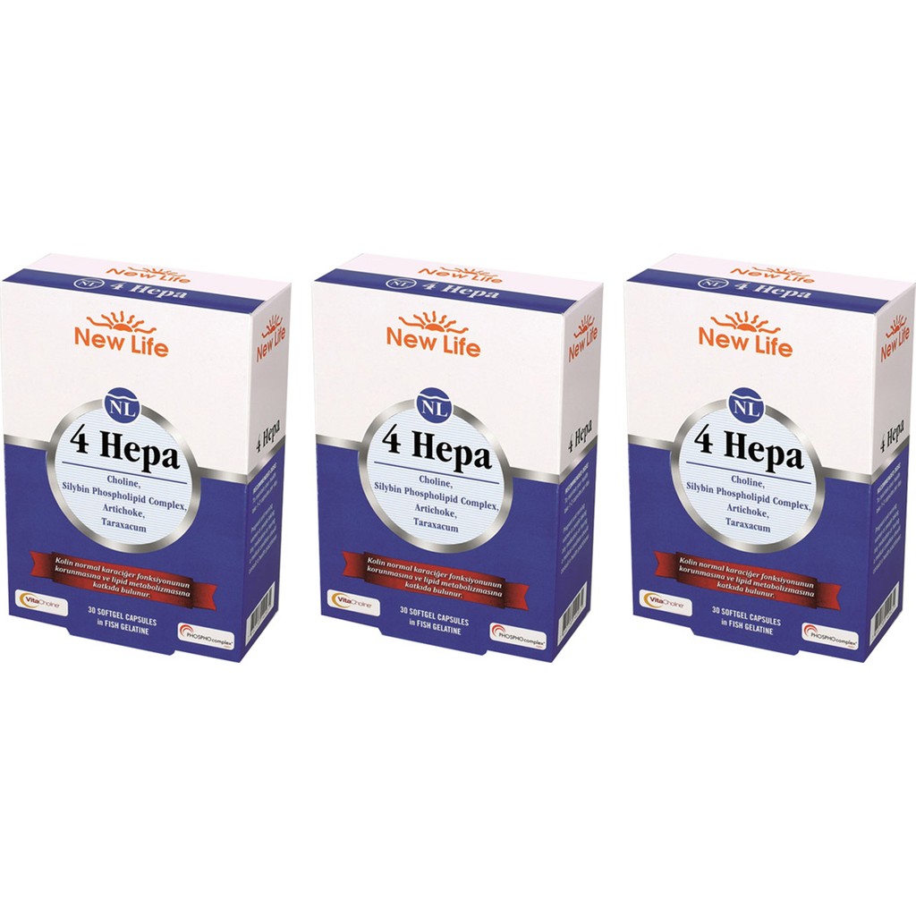 New Life 4 Hepa 30 Yumuşak Kapsül 3 Kutu Diğer Fiyatı