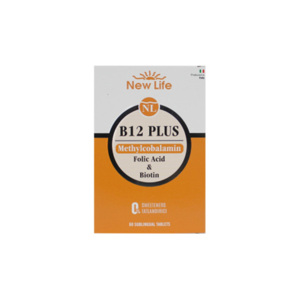 New Life B12 Plus 60 Dilaltı Tablet - Vişne 7640128140139. Sağlık / Diyet Fiyatı