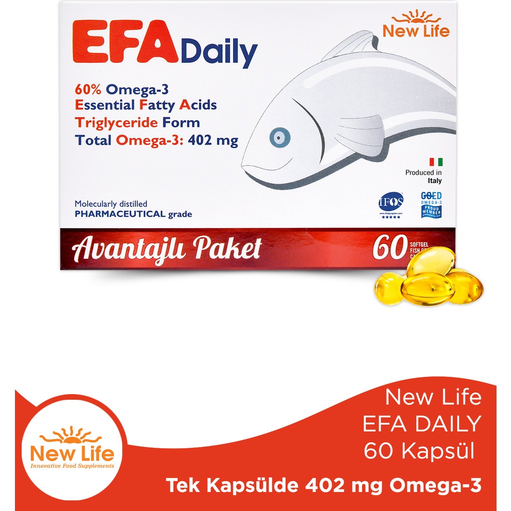 New Life Efa Daily 60 Kapsül Diğer Fiyatı