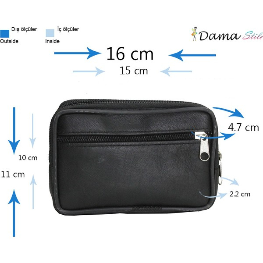 new life promosyon nl Kuzu Derisi Mini Soft Günlük Erkek Bel Çantası - Lacivert Oto Boyaları Fiyatı