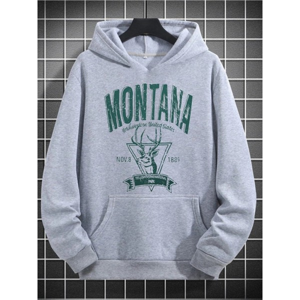 New Moda Baskılı Unisex Kanguru Cepli Kapüşonlu Sweatshirt Hoodie Sweat T-Shirt & Sweatshirt (Outdoor) Fiyatı