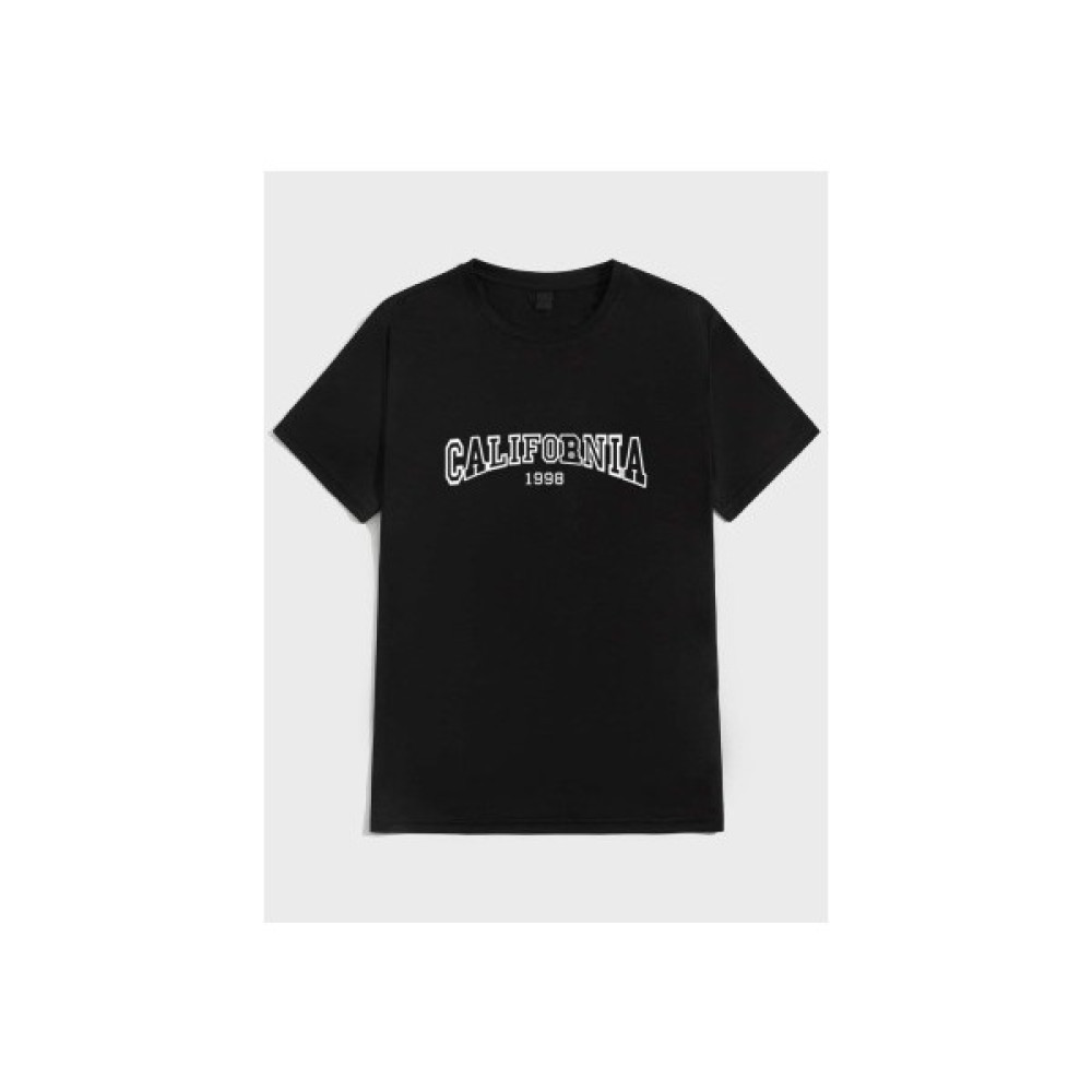 New Moda California Baskılı Unisex T-Shirt Erkek T-shirt Fiyatı
