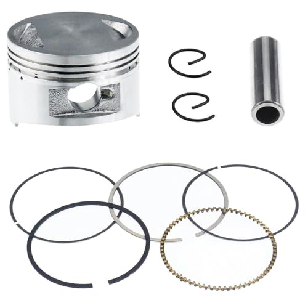 New Olym 57.4mm/2.25" GY6 150CC Piston Rings Kit Assembly for Chinse Scooter Moped ATV Go Kart 4-Stroke GY6 125cc 150cc 152QMI 157QMJ Engine