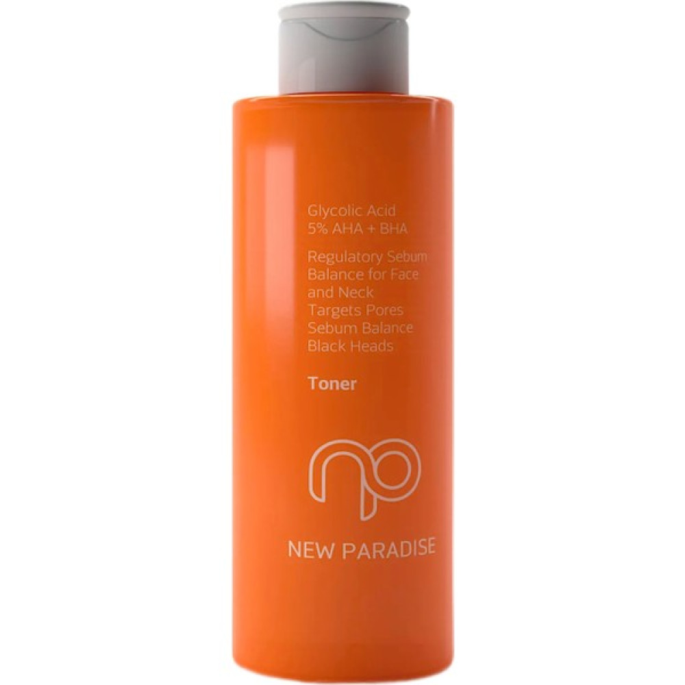 New Paradise Gözenek Sıkılaştırıcı Siyah Nokta Sebum Dengeleyici Akne Karşıtı Tonik 200 ml, Glycolic Acid, AHA, BHA Cilt Temizleme ve Peeling Fiyatı