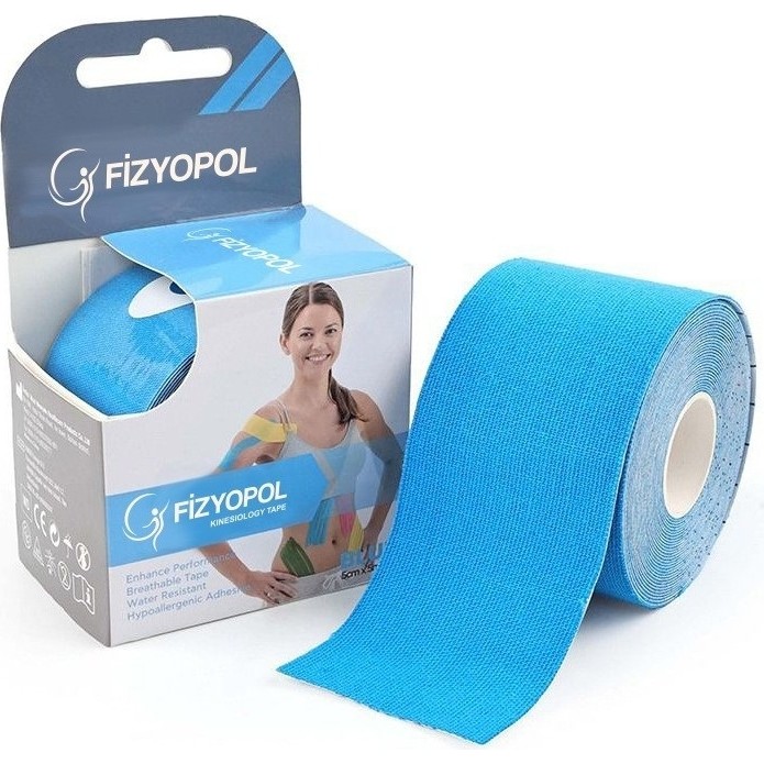 New Product Kinezyo Tape Band 5 Metre x 5 cm Mavi Renk, Kinesio Sporcu Bandı Diğer Fiyatı
