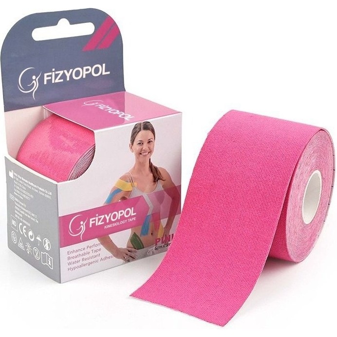 New Product Kinezyo Tape Band 5 Metre x 5 cm Pembe Renk, Kinesio Sporcu Bandı Diğer Fiyatı