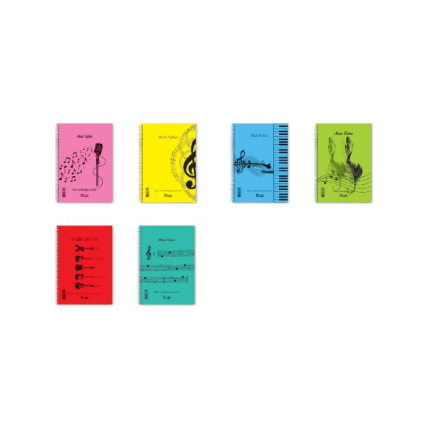 New Style Pp Kapak Spiralli Müzik Defteri Defter & Kağıt Ürünleri Fiyatı