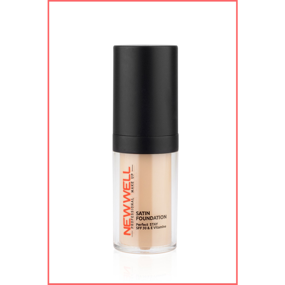 New Well Fondöten - Satin Foundation No:01 40 ml Fondötenler Fiyatı