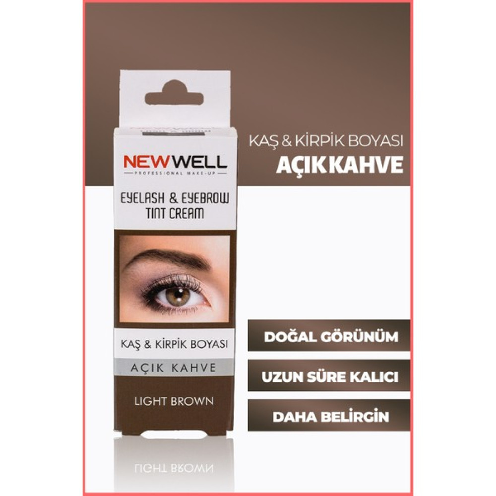 New Well Kaş&Kirpik Boyası Açık Kahve Makyaj Ürünleri Fiyatı