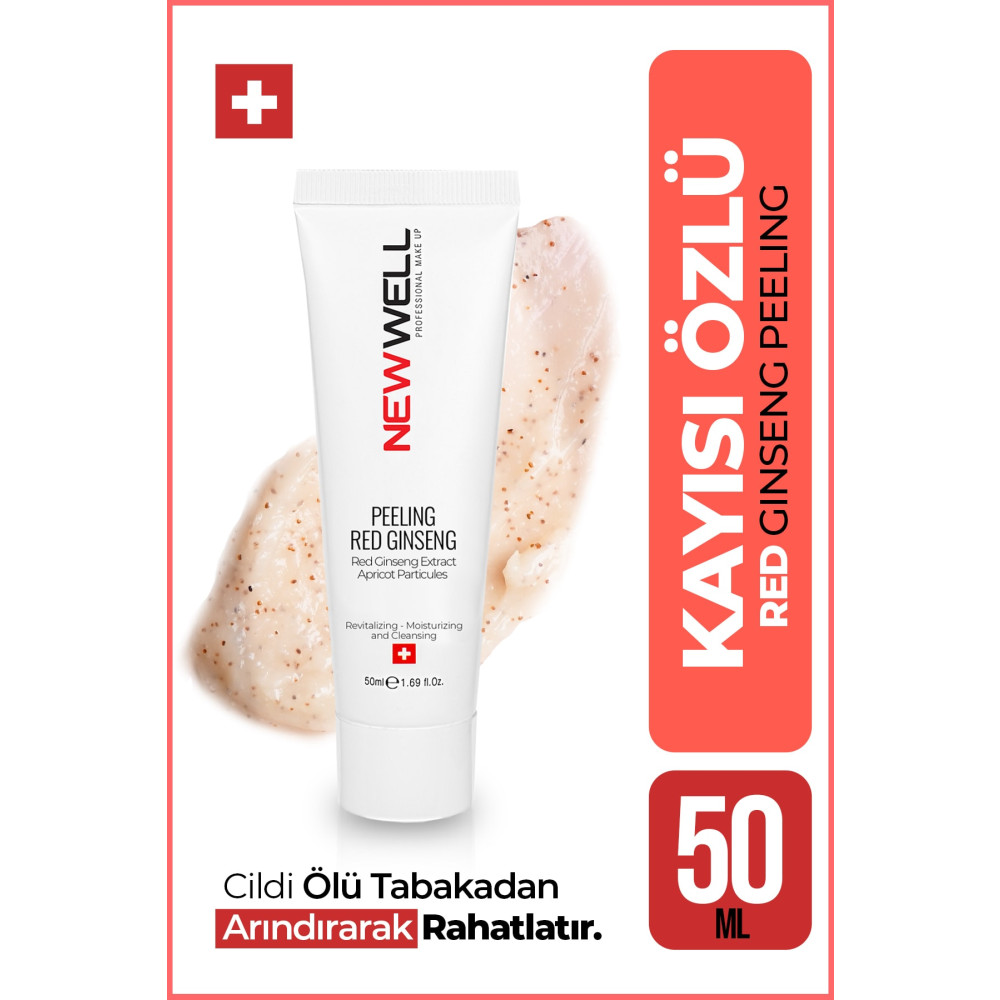 New Well Kayısı Özlü Red Ginseng Peeling (50ML) Cilt Temizleme ve Peeling Fiyatı