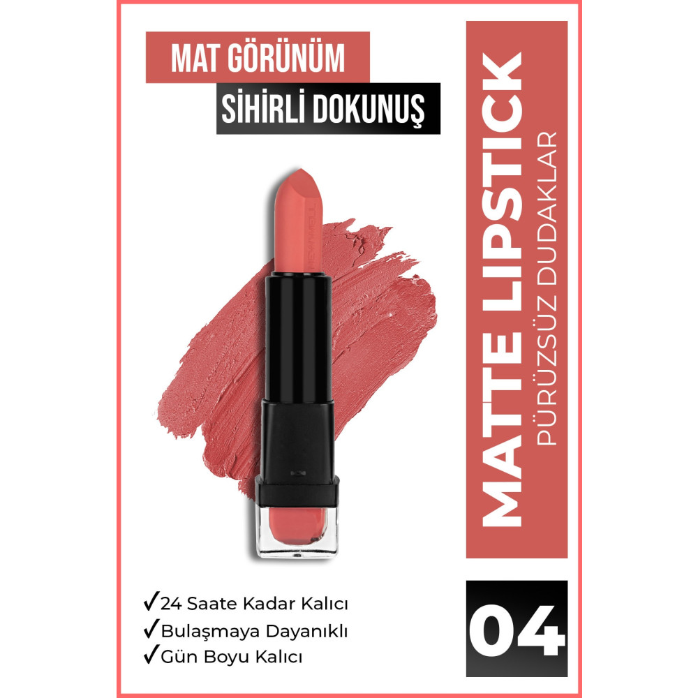 New Well Lipstick 04 Rujlar & Dudak Parlatıcıları Fiyatı