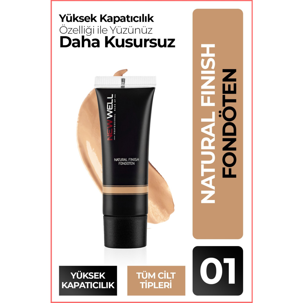 New Well Naturel Finish Fondöten No 01 Fondötenler Fiyatı