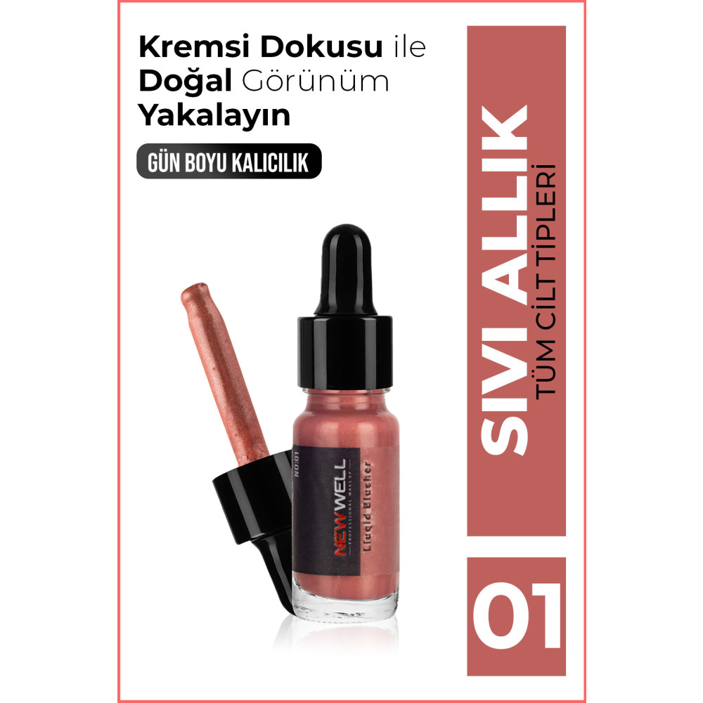 New Well Sıvı Allık (sedefli) No01 Allık Fiyatı