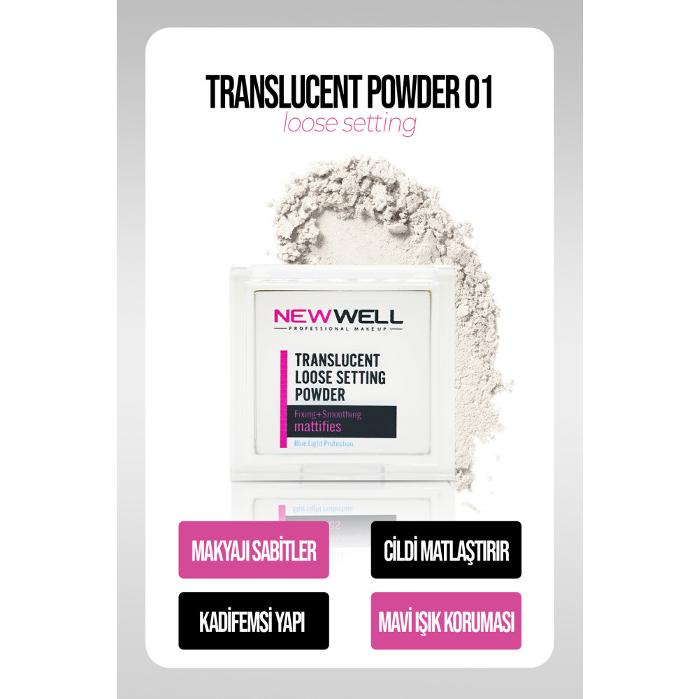 New Well Translucent Loose Setting Powder 01 Makyaj Ürünleri Fiyatı