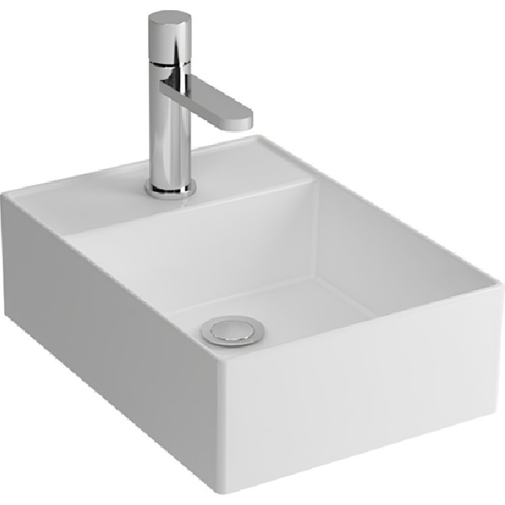 Newarc Minline Tezgah Üstü Plus Lavabo 32.5X45X14 cm - Beyaz Lavabo Fiyatı