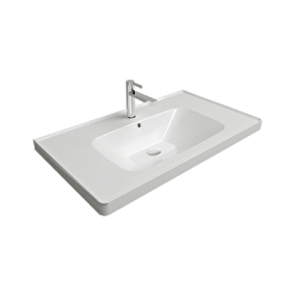 Newarc Newline Etajerli Batarya Delikli Lavabo 80 Cm Lavabo Fiyatı