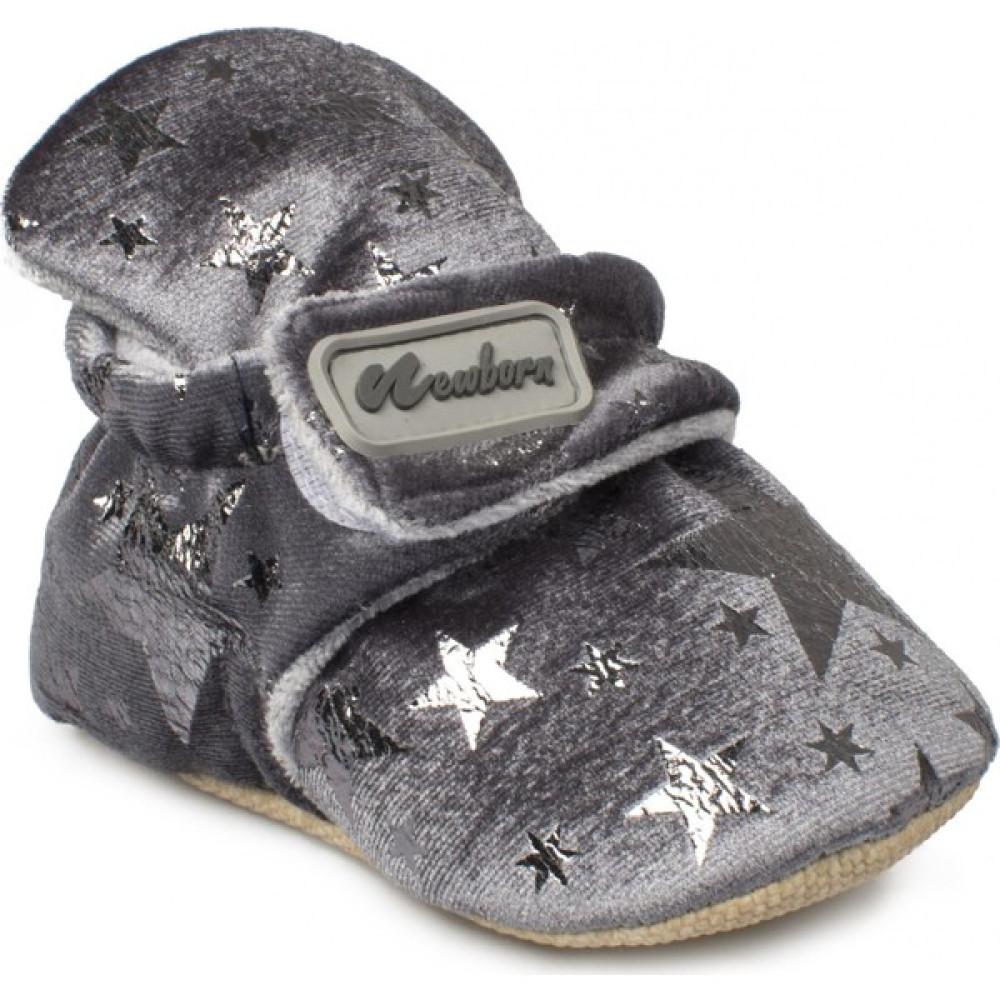 Newborn 1011İ Baby Bootie Star Gri Çocuk Panduf Bebek Ayakkabısı Fiyatı