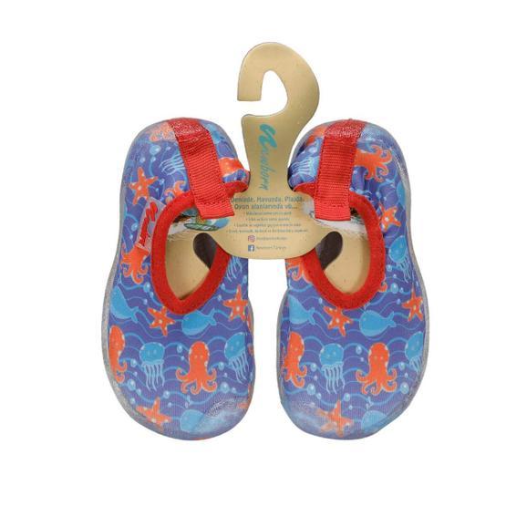 Newborn NAQ2010 Aqua Octopus Koyu Mavi Unisex Çocuk Terlik