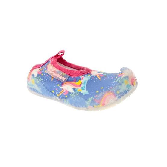 Newborn NAQ2010 Aqua Unicorn Açık Turkuaz Sarı Siyah Kız Çocuk Terlik Kız Çocuk Terlik & Sandaleti Fiyatı