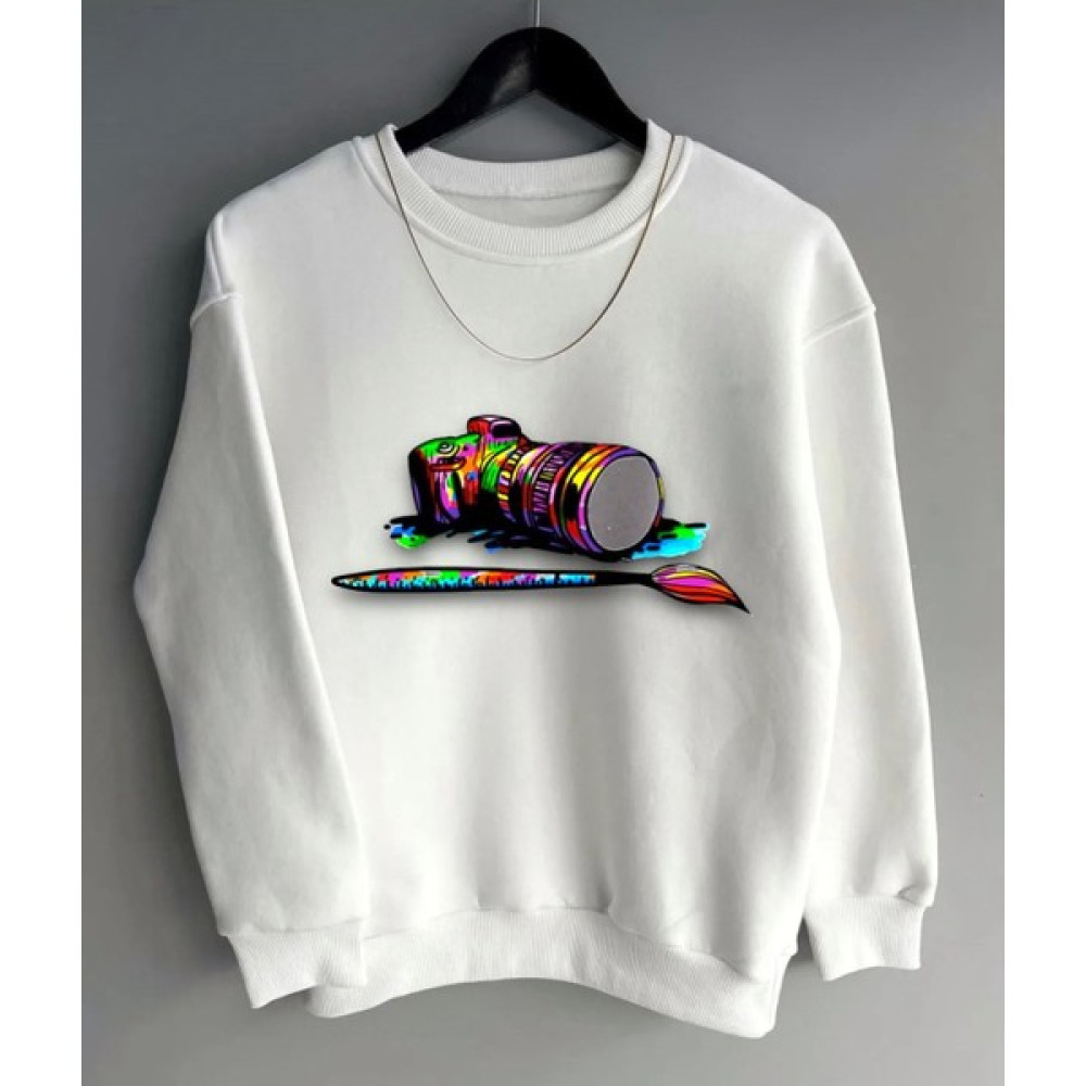 Newcabin.35 Yeni Sezon 3 İplik Şardonlu Pamuklu Dijital Baskılı Sweatshirt Erkek Sweatshirt Fiyatı
