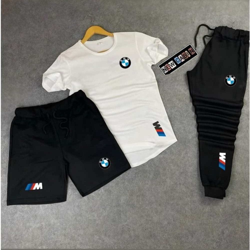 Newcabin.35 Yeni Sezon 3'lü T-Shirt-Eşofman Altı-Şort Yazlık M Bmw Yazlık Alt Üst Takım Erkek Giyim Fiyatı