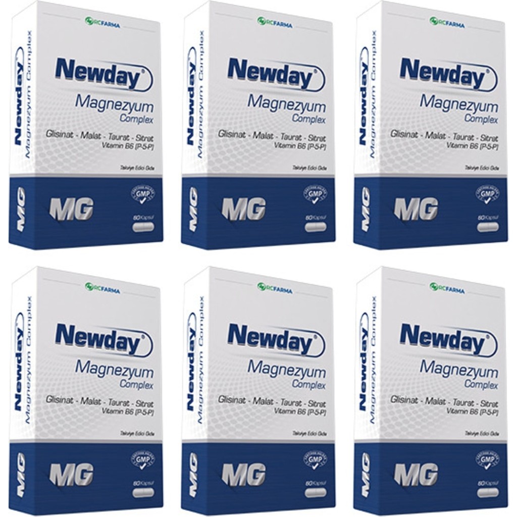 Newday Magnezyum Complex x 6 Adet - -- Diğer Fiyatı