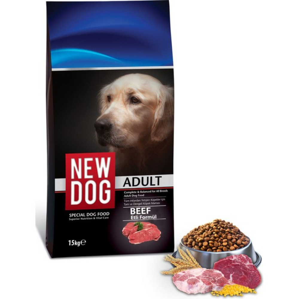 Newdog Sığır Etli Yetişkin Köpek Maması 15 kg Evcil Hayvan Ürünleri Fiyatı