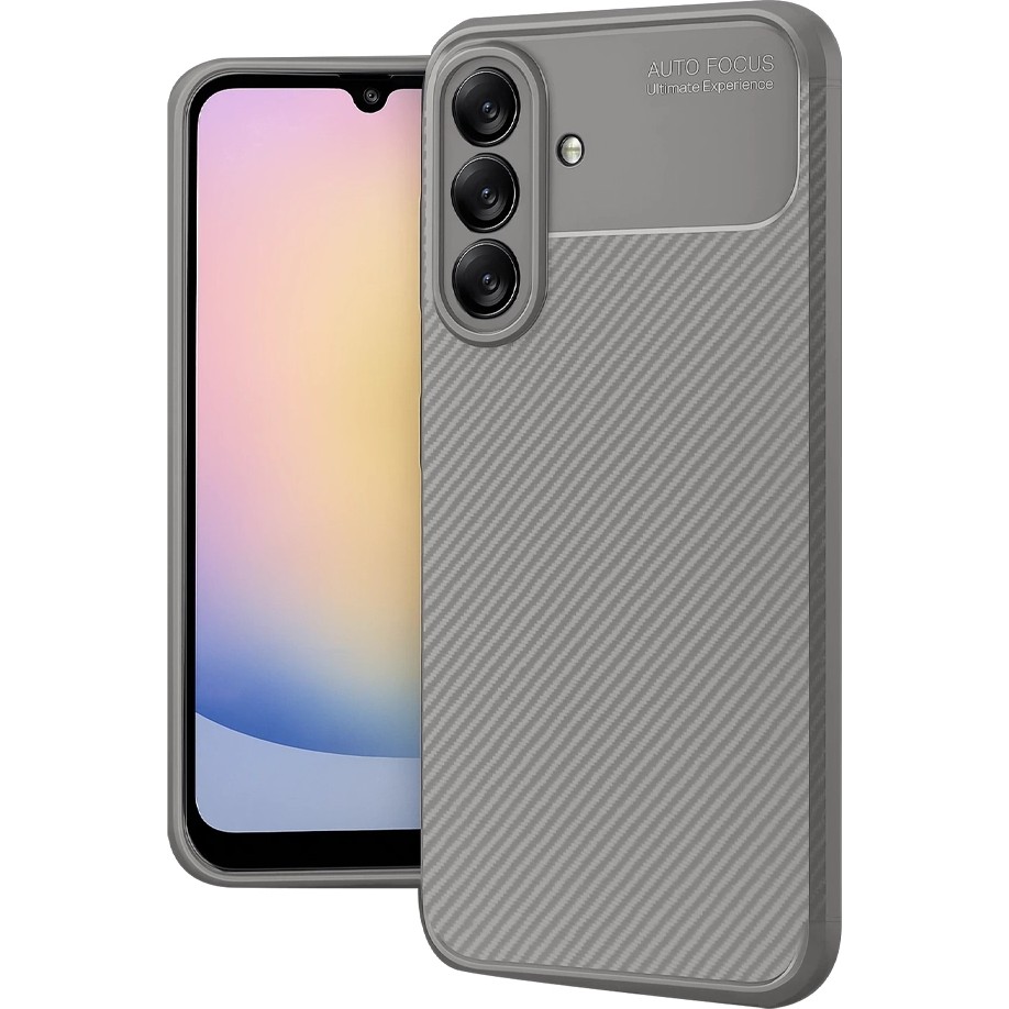 Newface Auto Focus Samsung Galaxy A17 5g Karbon Kılıf - Gri Cep Telefonu Kılıfı Fiyatı
