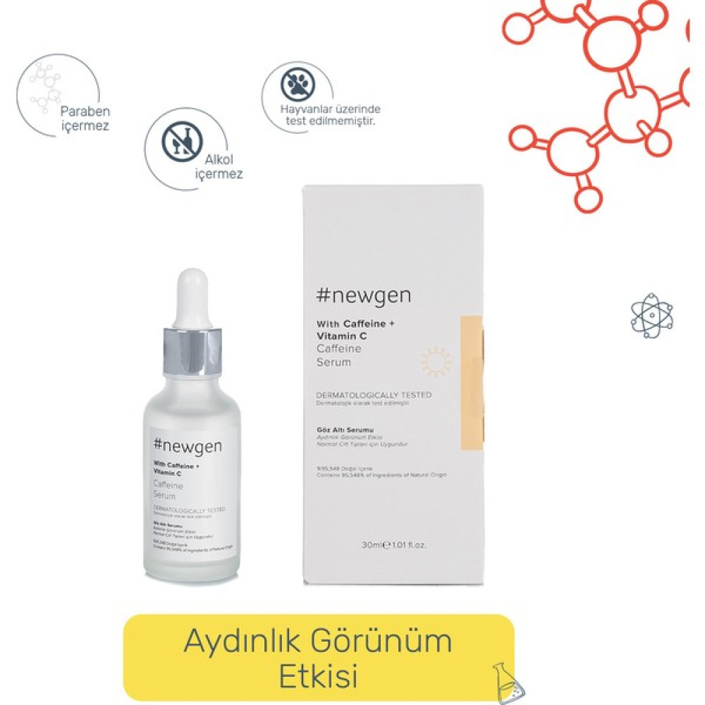 Newgen Caffeine+Vıtamın C Serum 30 ml Anti-Aging / Yaşlanma Karşıtı Fiyatı