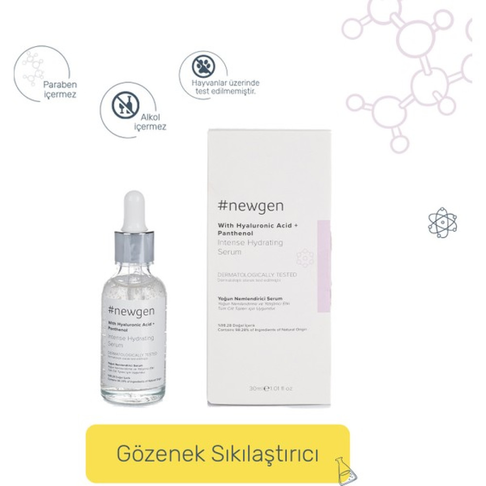 Newgen Hyaluronik Asit & Panthenaol ve Panthenol Nemlenirici Cilt Bakım Serum 30 ml Anti-Aging / Yaşlanma Karşıtı Fiyatı