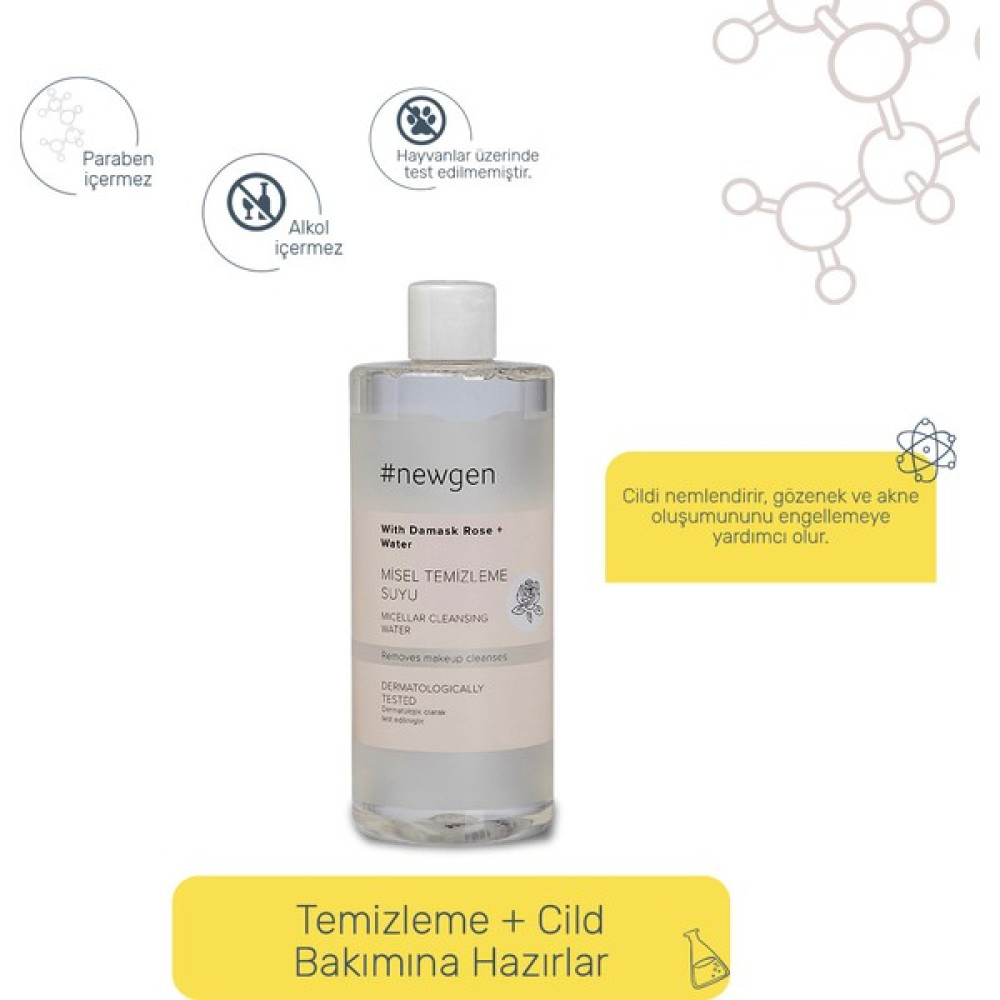 Newgen M.W Micellar Water 400 ML Cilt Temizleme ve Peeling Fiyatı