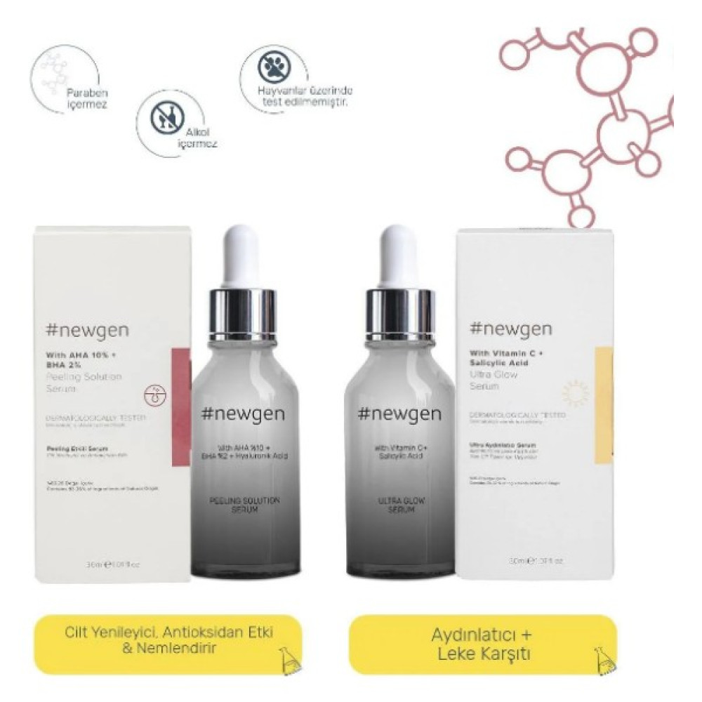 Newgen Peeling Solution Serum 30 ml - NEWGEN Ultra Glow Serum 30 ml Oto Boyaları Fiyatı