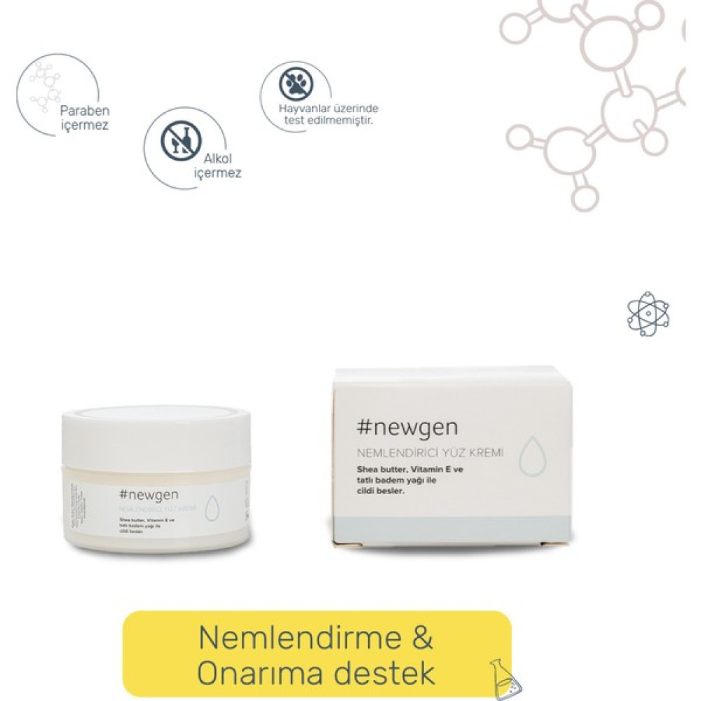 Newgen Vitamin E & Tüm Ciltlere Uygun Cilt Bakım Yüz Kremi 40 ML Nemlendiriciler Fiyatı