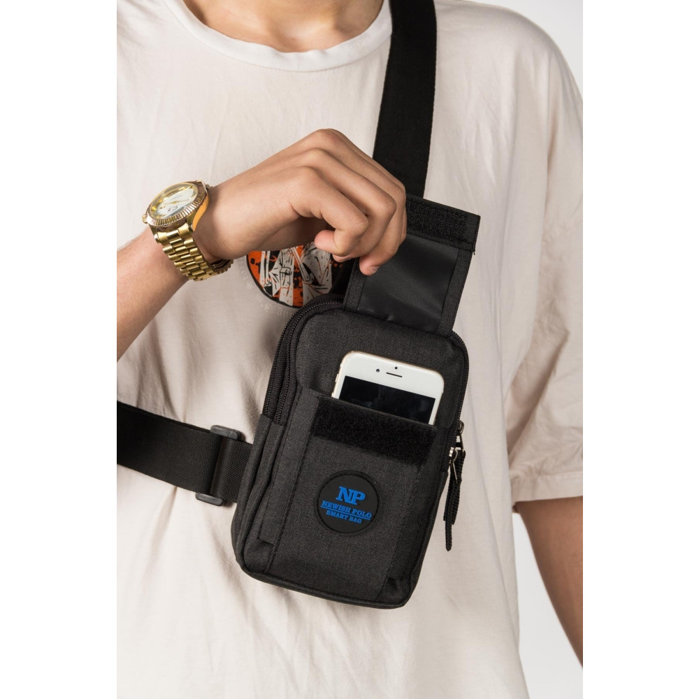 NEWISH POLO ACCESSORIES Newish Yuppy Club Unisex Keten Telefon Bölmeli Bel Ve Çapraz Omuz Çanta Göğüs Seyahet Günlük Bodybag Bayan Bel Çantası Fiyatı