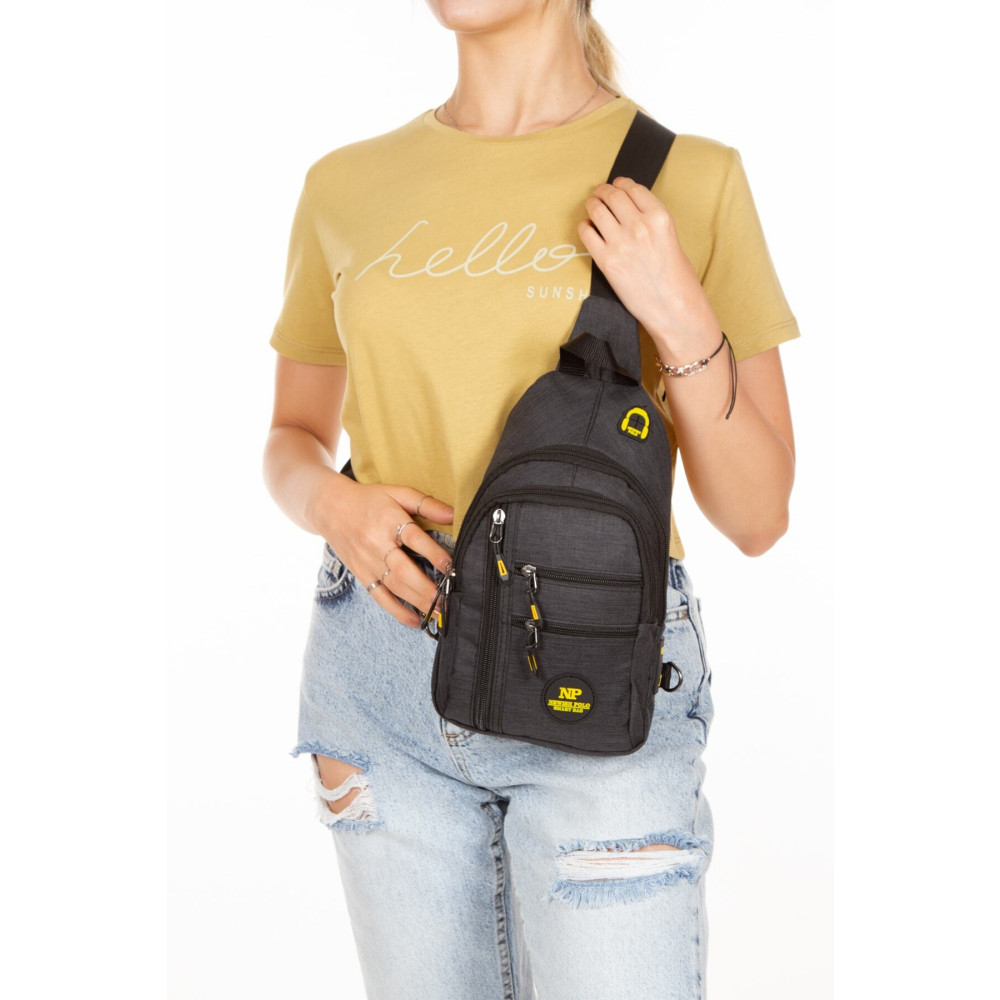 NEWISH POLO ACCESSORIES Unisex Keten Kumaş Siyah Su Geçirmez Kulaklık Usb Çıkışlı Bel Ve Çapraz Omuz Çanta Göğüs Seyahat Bayan Bel Çantası Fiyatı