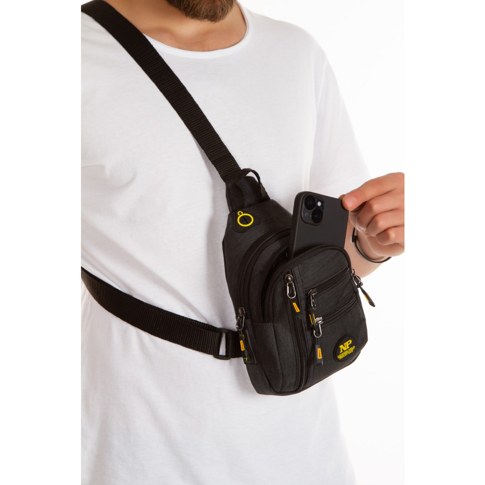 NEWISH POLO ACCESSORIES Unisex Su Geçirmez Kulaklık Usb Çıkışlı Çapraz Askılı Çanta Bel Omuz Ve Göğüs Çanta Günlük Bodybag Unisex Çanta & Cüzdan ve Seyahat Çantaları Fiyatı