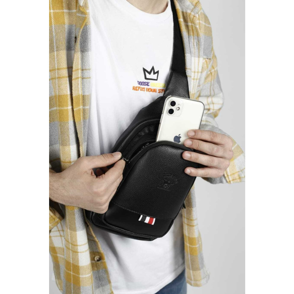 NEWISH POLO ACCESSORIES Vegan Deri Siyah Su Geçirmez Kulaklık Usb Çıkışlı Bel Ve Çapraz Omuz Çanta Göğüs Seyahat Bayan Bel Çantası Fiyatı