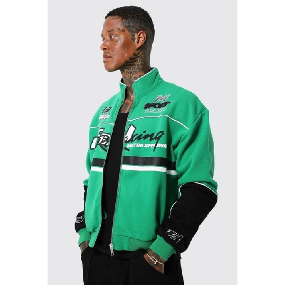 NewLaker Limited Edition Motosport Fermuarlı Bomber Ceket Mont (Outdoor) Fiyatı