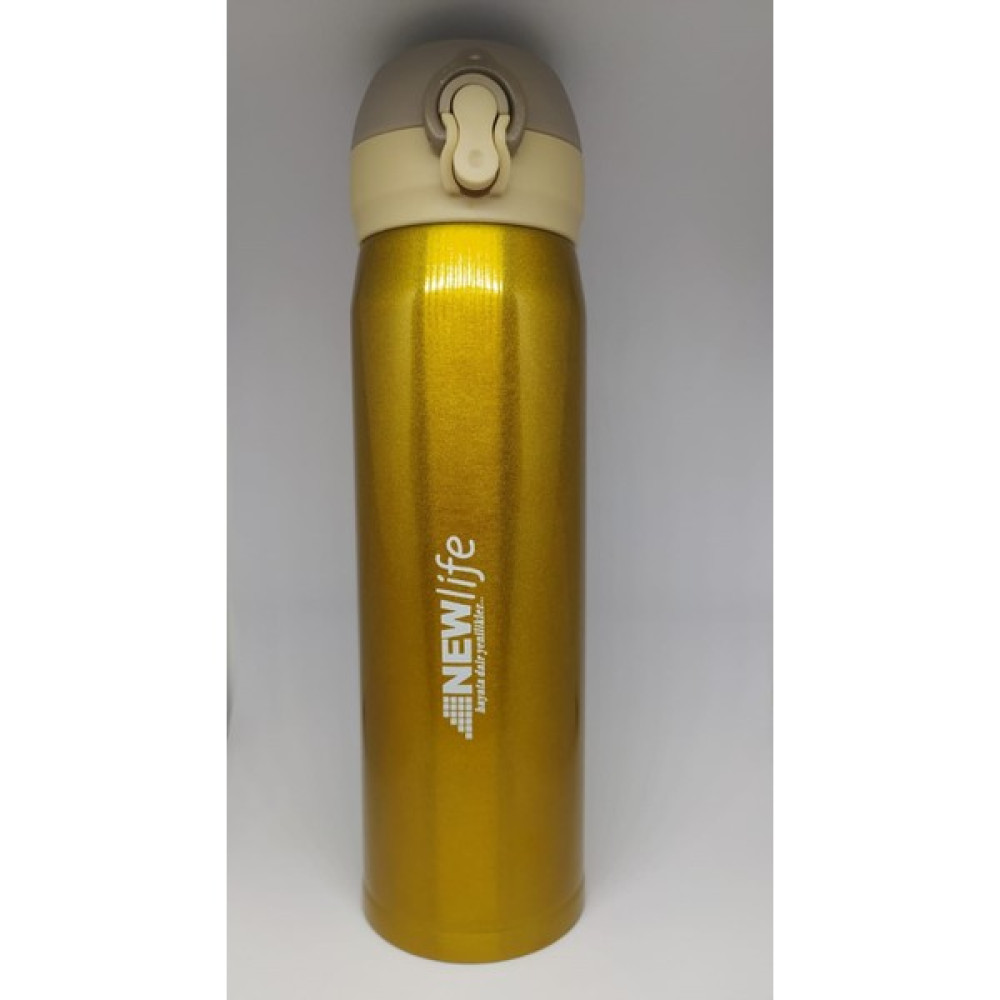 Newlife Gold 500 ml Çelik Termos Matara Kamp Sporcu Termosu Paslanmaz Çelik Sıcak Soğuk Termos Çift Katman Sızdırmaz Kamp Mutfağı Fiyatı