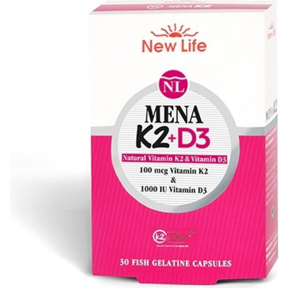 Newlife Mena K2 D3 30 Fish Gelatine Kapsül - 1 Amino Asit Fiyatı